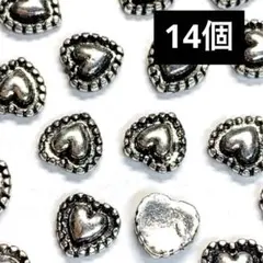 ハート ネイル　パーツ コンチョ デコ クロムのサムネイル