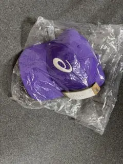 世界陸上　紫色 ロゴ付きキャップ 未使用
