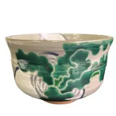 茶碗 色絵 青瓢箪 加藤永山 抹茶茶碗 抹茶碗 茶道具 抹茶 - メルカリ