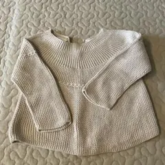 ZARA ベビー ニットセーター 6-9ヶ月 ベージュ