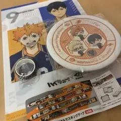 ハイキュー!! キャラクター寿司皿 クリアファイル マスキングテープ④ くら寿司