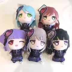 バンドリ Roselia ロゼリア ぷちっしゅ！ ぬいぐるみ 全5種セット