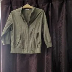 COZZA ノーカラージャケット オリーブ