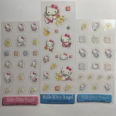 【ハローキティ】エンジェル　レトロシール3枚セット