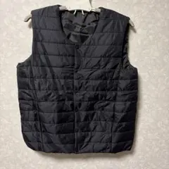 ライトダウン　ブラック ダウンベスト Lサイズ