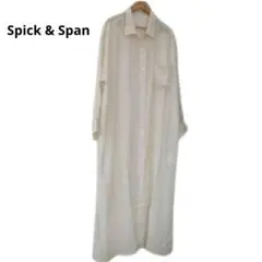 ​Spick & Span スピック＆スパン キュプラ混シャツワンピース F