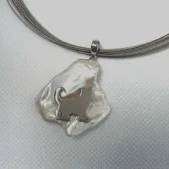 【猫×淡水バロックパール】ネックレス