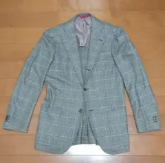 美品 ダルクオーレ ハンドメイド チェックジャケット 46 パニコ アットリーニ