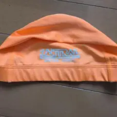 CENTRAL SPORTS 水泳帽 L オレンジ