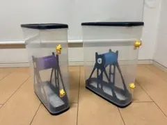 フィラメント除湿・乾燥・防湿　イノマタ製ケース　スプールスタンド付き2セット