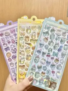 あ*き様 【正規品】ボンボンドロップシール3種セット はちみつ にーはお めろめ