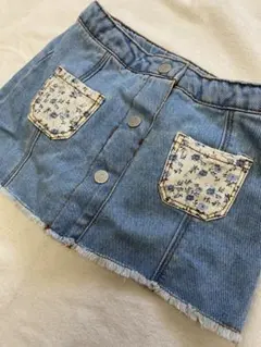 [新品] zara baby デニムスカート(パンツ付き)92cm