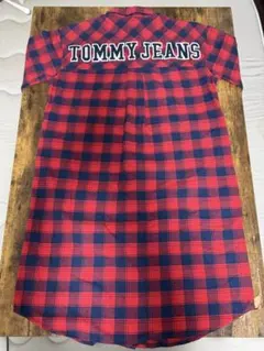 TOMMY JEANS チェック柄 シャツワンピース