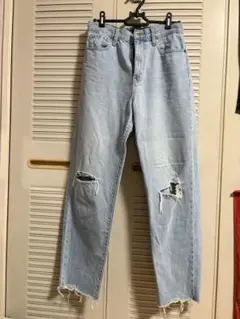 UNIQLO ダメージデニムパンツ 25