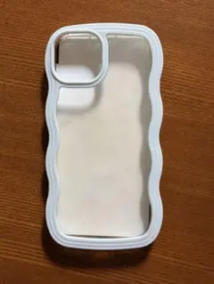 波型エッジ透明iPhone14ケース