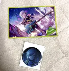 日野森志歩　缶バッジ　ポストカード