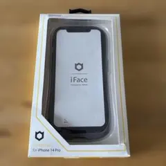 iFace iPhone14Pro用ケース（色:グレー）