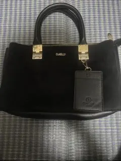 D.KELLY ハンドバッグ ショルダー付き 2way ブラック