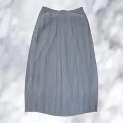 UNIQLO ピンクグレー プリーツロングスカート　Mサイズ