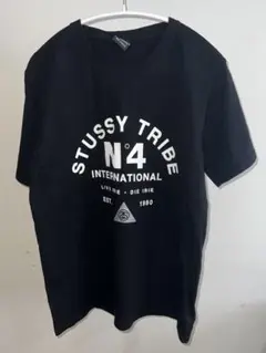 STUSSY TRIBE N°4 ブラック Tシャツ