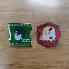 鬼滅の刃 無限城編 第一章 キャラクターモチーフピンズ 竈門炭治郎、煉獄杏寿郎