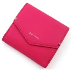 ☆箱なし特価☆新品未使用☆ポールスミス 人気デザイン 折り財布 ピンク☆