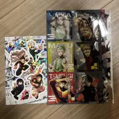 ジャンプ付録　呪術廻戦シール、クリアシートセット