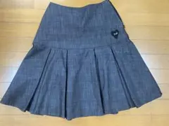 M'S GRACY フレアスカート 36 ダークグレー　エムズグレイシー