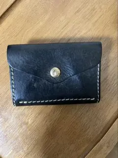 皮　キーケース　グリーン