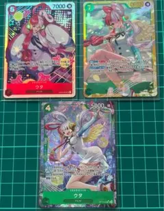 【匿名発送/ワンピースカード】ウタ SR,SEC,SRパラレル 3枚セット