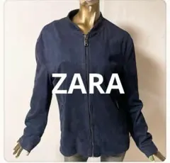 ☘️T15068☘️ZARA スエード ボンバージャケット M