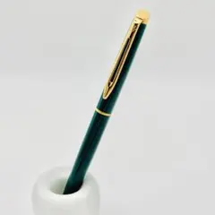 ウォーターマン メトロポリタン ボールペン グリーン ゴールド 希少 事務 高級