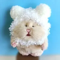 はむにぎり　ウィッグみたいな帽子