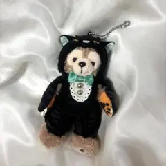 ㊵☆新品・未使用☆ダッフィー ぬいぐるみバッチ 黒猫 復刻版 ①