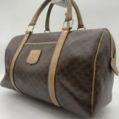 人気✨セリーヌ ハンドバッグ ミニボストン マカダム柄 トリオンフ PVC