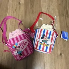 しまむら ディズニー ポップコーン ショルダーバッグ ミッキー　ミニー