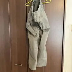 ZARA カーキ ワークパンツ ポケット付き