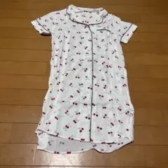 GU 체리 무늬 룸웨어 원피스