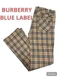 BURBERRY BLUE LABEL ノバチェック パンツ サイズ38 ゴルフのサムネイル