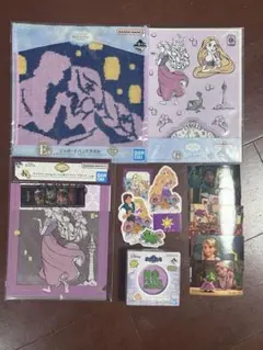 ディズニープリンセス　一番くじ　ラプンツェル　6点セット