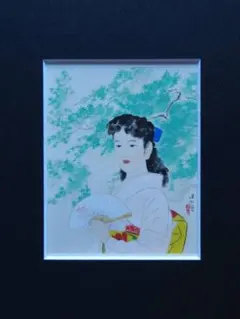 伊東深水、初夏、希少画集画、新品高級額装付 伊東深水、初夏、希少画集画、新品高級額装付 2025年最新】Yahoo