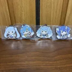 ②一番くじ　雪ミク　R賞4セット