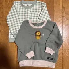 西松屋トレーナーセット 95cm ライオン刺繍