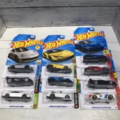 アメリカ版ホットウィール2026B.C.Dフェラーリ他スポーツカー10台セット②