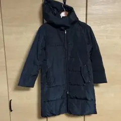 ファヴォリ　favori ネイビー フード付き ダウンジャケット M