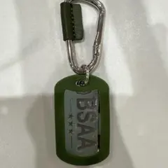 バイオハザードusj ユニバBSAA ドッグタグ キーホルダー カーキ　1つ
