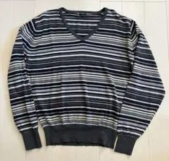 ポールスミス × ジョンスメドレー マルチストライプ　ボーダー　ニット　M