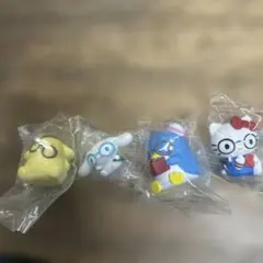 めがねっこちゃん　サンリオガチャ　4コセット