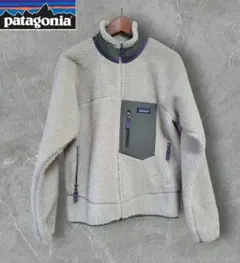 浮*雲様 極美品!! patagonia レトロX フリース アイボリー×グリー