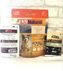 K9 チキン フリーズドライ100g ラム＆ベニソン10g アカナお試し50ｇのサムネイル